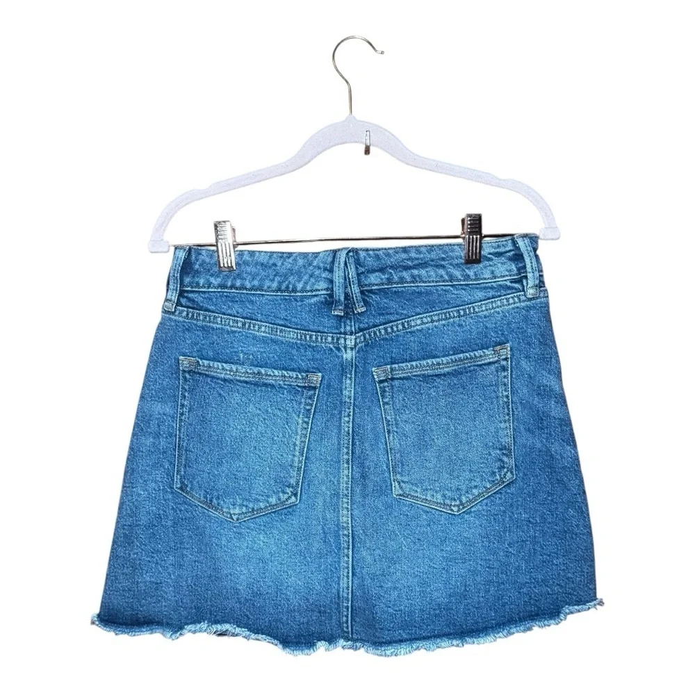 Good American Indigo Mini Skirt Size 6 NWT - Picture 5 of 8